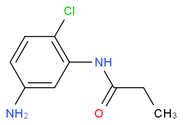 N-(5-Amino-2-chlorophenyl)propanamide_分子结构_CAS_)