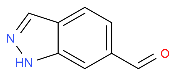 1H-Indazole-6-carboxaldehyde_分子结构_CAS_669050-69-5)