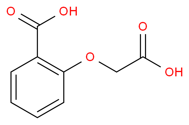 2-(羧基甲氧基)苯甲酸_分子结构_CAS_635-53-0)