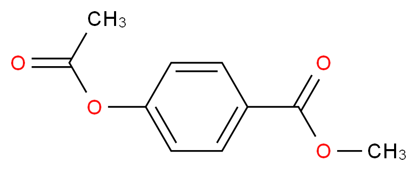 methyl 4-(acetyloxy)benzoate_分子结构_CAS_24262-66-6