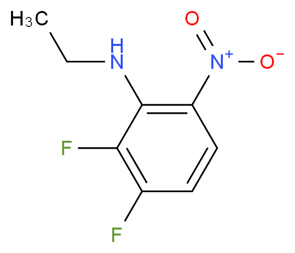 N-Ethyl-2,3-difluoro-6-nitroaniline_分子结构_CAS_1248209-18-8)