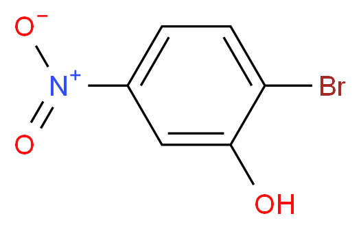 2-bromo-5-nitrophenol_分子结构_CAS_52427-05-1