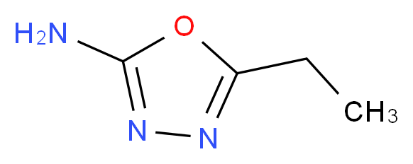 5-ethyl-1,3,4-oxadiazol-2-amine_分子结构_CAS_3775-61-9)