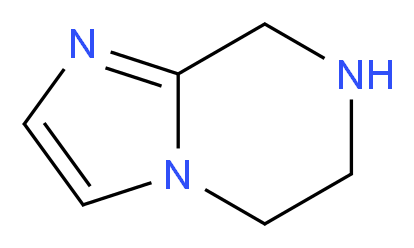 5H,6H,7H,8H-imidazo[1,2-a]pyrazine_分子结构_CAS_91476-80-1