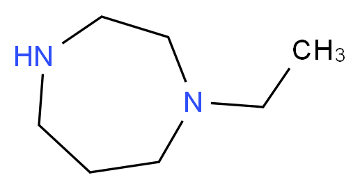 1-乙基高哌嗪_分子结构_CAS_3619-73-6)