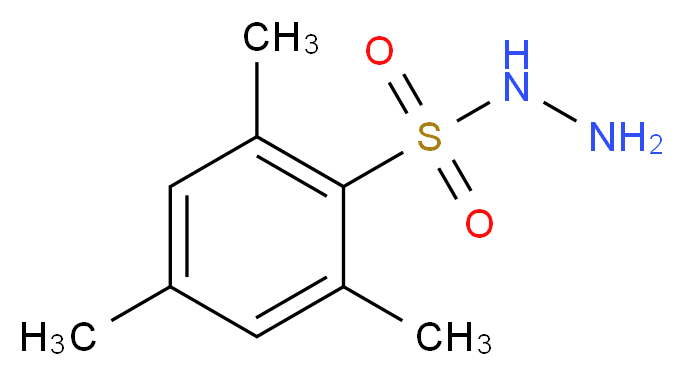 2,4,6-Trimethylbenzenesulfonohydrazide_分子结构_CAS_16182-15-3)