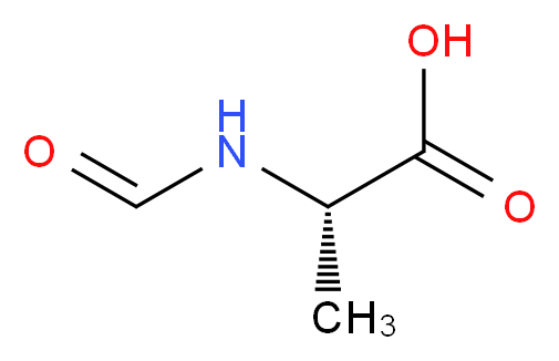 (2S)-2-formamidopropanoic acid_分子结构_CAS_10512-86-4