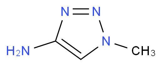 1-methyl-1H-1,2,3-triazol-4-amine_分子结构_CAS_67545-00-0