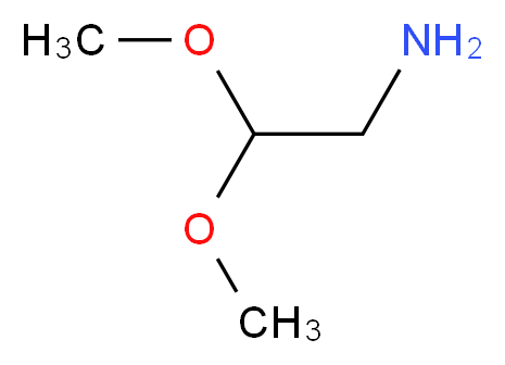 2,2-Dimethoxyethylamine_分子结构_CAS_22483-09-6)