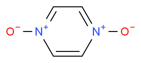 pyrazine-1,4-diium-1,4-bis(olate)_分子结构_CAS_2423-84-9