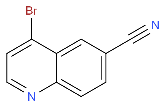 4-bromoquinoline-6-carbonitrile_分子结构_CAS_642477-82-5