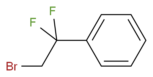 (2-Bromo-1,1-difluoroethyl)benzene 98%_分子结构_CAS_108661-89-8)