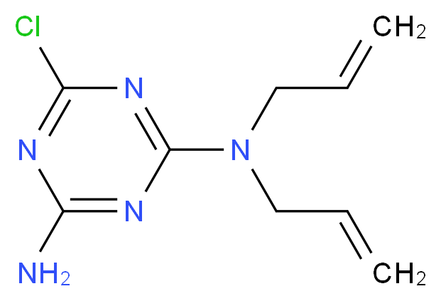 N2,N2-Diallyl-6-chloro-1,3,5-triazine-2,4-diamine_分子结构_CAS_)