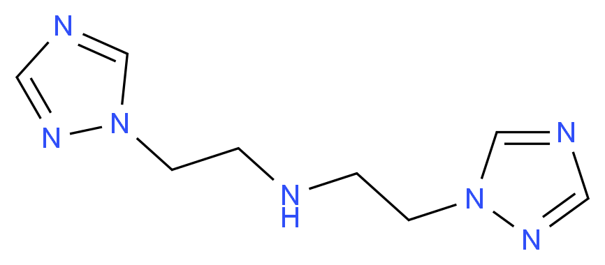 bis[2-(1H-1,2,4-triazol-1-yl)ethyl]amine_分子结构_CAS_)