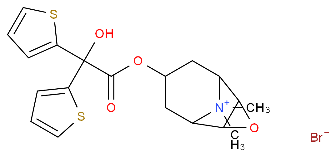 Tiotropium Bromide_分子结构_CAS_136310-93-5)