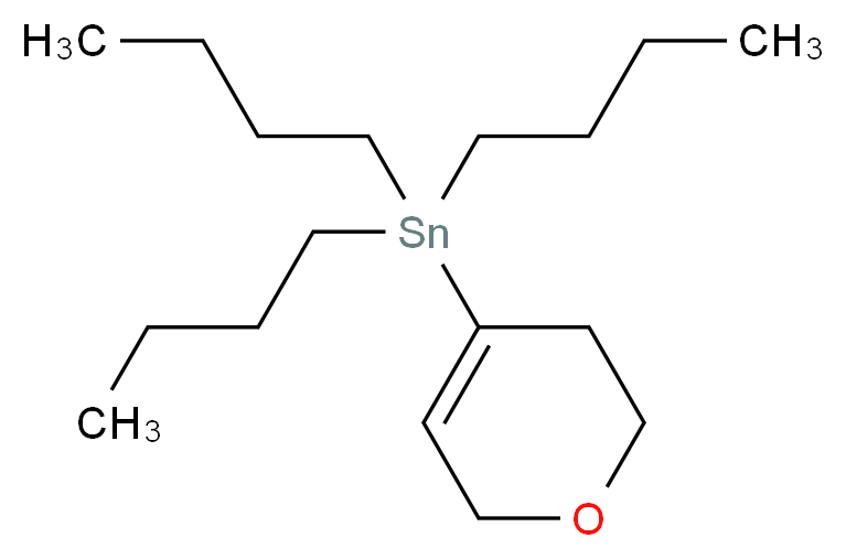 4-Tributylstannyl-3,6-dihydro-2H-pyran_分子结构_CAS_535924-69-7)
