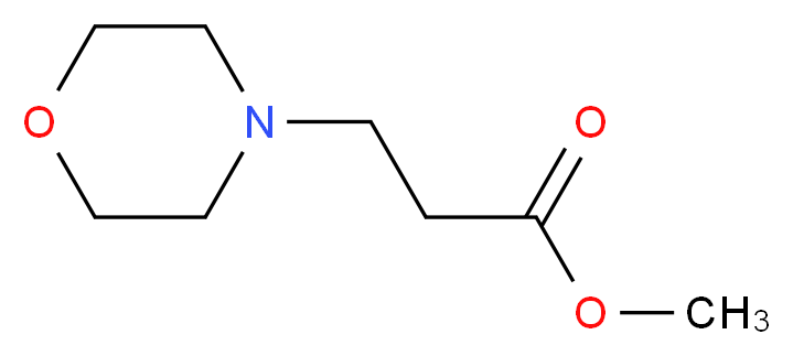 methyl 3-(morpholin-4-yl)propanoate_分子结构_CAS_33611-43-7