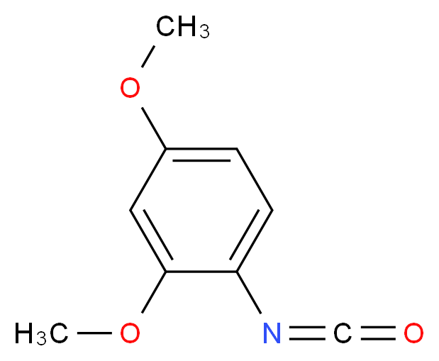 1-isocyanato-2,4-dimethoxybenzene_分子结构_CAS_84370-87-6