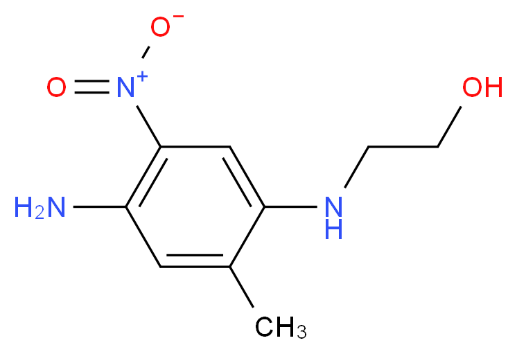 2-((4-Amino-2-methyl-5-nitrophenyl)amino)ethanol_分子结构_CAS_82576-75-8)