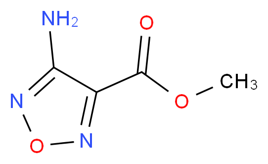 Methyl 4-amino-1,2,5-oxadiazole-3-carboxylate_分子结构_CAS_159013-94-2)