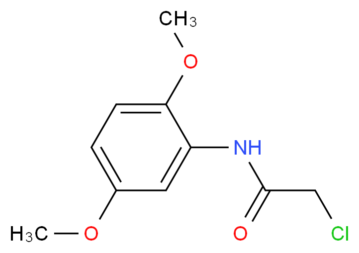 2-chloro-N-(2,5-dimethoxyphenyl)acetamide_分子结构_CAS_22158-78-7