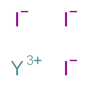 yttrium(3+) ion triiodide_分子结构_CAS_13470-38-7