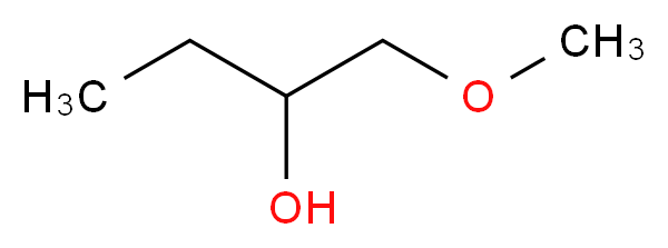 1-methoxybutan-2-ol_分子结构_CAS_53778-73-7