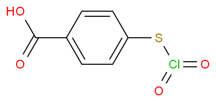 4-(chlorylsulfanyl)benzoic acid_分子结构_CAS_10130-89-9