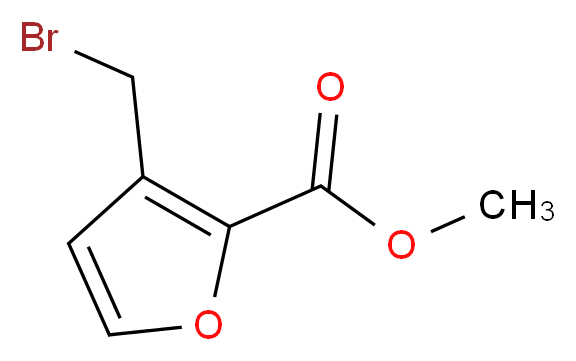 methyl 3-(bromomethyl)furan-2-carboxylate_分子结构_CAS_23268-19-1