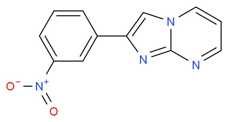 2-(3-nitrophenyl)imidazo[1,2-a]pyrimidine_分子结构_CAS_134044-50-1