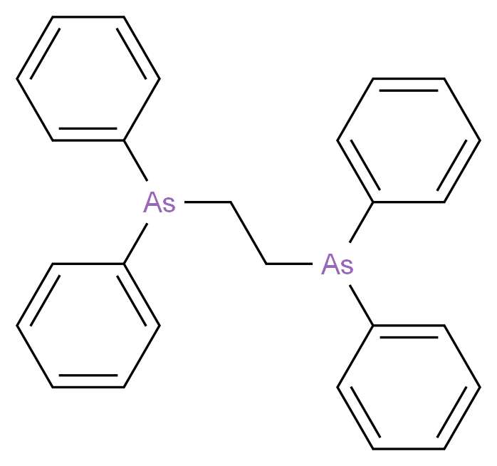 BIS(1,2-DIPHENYL ARSENO)ETHANE_分子结构_CAS_4431-24-7)