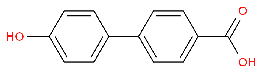 4-(4-Hydroxyphenyl)benzoic acid_分子结构_CAS_58574-03-1)