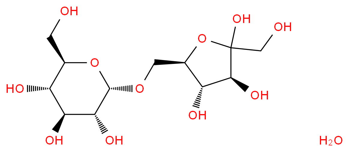 Palatinose hydrate_分子结构_CAS_343336-76-5)