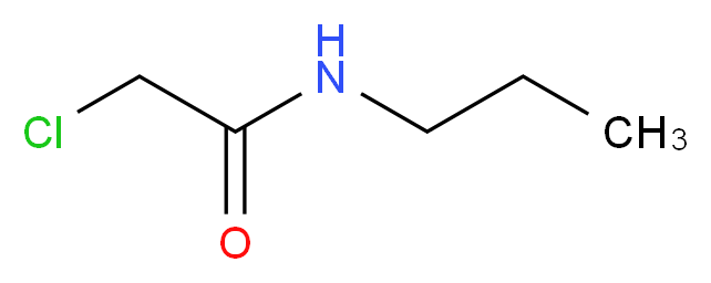 2-chloro-N-propylacetamide_分子结构_CAS_13916-39-7