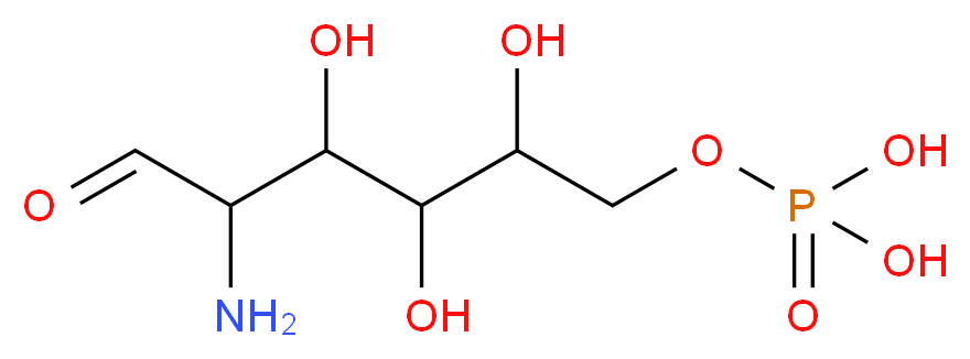 D-Glucosamine 6-phosphate_分子结构_CAS_3616-42-0)