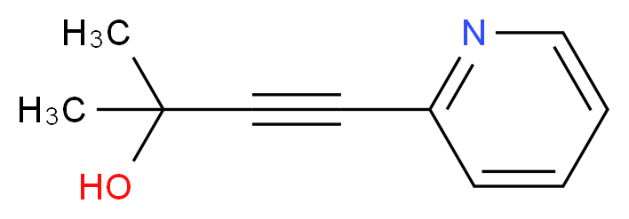 4-(2-吡啶)-2-甲基-3-丁基-2-醇_分子结构_CAS_29767-97-3)