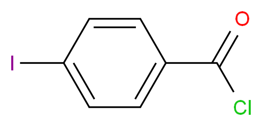 4-碘苯甲酰氯_分子结构_CAS_1711-02-0)