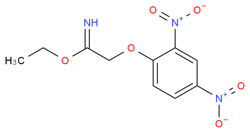 ethyl 2-(2,4-dinitrophenoxy)ethanecarboximidate_分子结构_CAS_54322-32-6