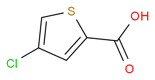 4-Chlorothiophene-2-carboxylic acid_分子结构_CAS_59614-95-8)