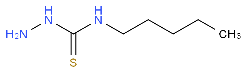 N-pentylhydrazinecarbothioamide_分子结构_CAS_53347-39-0)