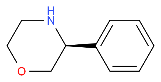 (S)-3-PHENYLMORPHOLINE_分子结构_CAS_914299-79-9)