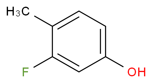 3-Fluoro-4-methylphenol_分子结构_CAS_452-78-8)