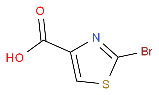 2-bromo-1,3-thiazole-4-carboxylic acid_分子结构_CAS_5198-88-9