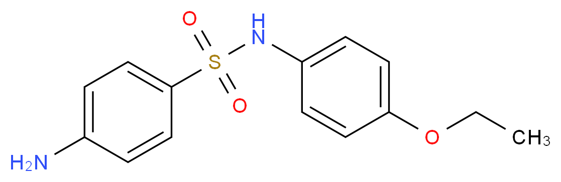4-Amino-N-(4-ethoxy-phenyl)-benzenesulfonamide_分子结构_CAS_19837-75-3)