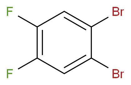 1,2-Dibromo-4,5-difluorobenzene 98%_分子结构_CAS_64695-78-9)