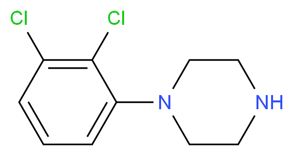 1-(2,3-dichlorophenyl)piperazine_分子结构_CAS_41202-77-1