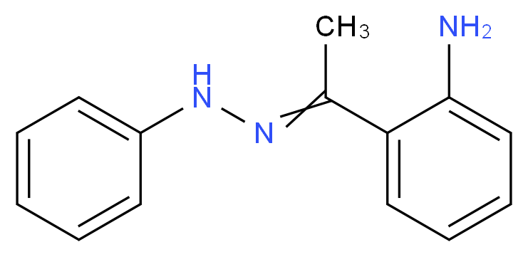 2'-氨基苯乙酮苯腙_分子结构_CAS_40754-13-0)