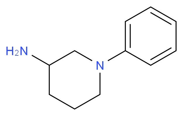 1-phenylpiperidin-3-amine_分子结构_CAS_)