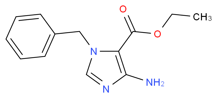 Ethyl 4-amino-1-benzyl-1H-imidazole-5-carboxylate_分子结构_CAS_)