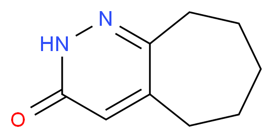 2,5,6,7,8,9-hexahydro-3H-cyclohepta[c]pyridazin-3-one_分子结构_CAS_39716-45-5)